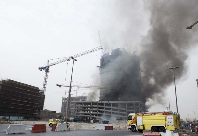 PHOTOS: Fire at the Viceroy Dubai Jumeirah Village-1